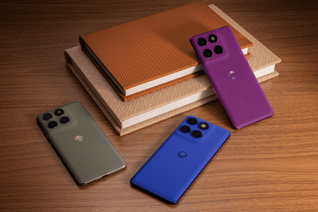 Los colores del Moto Edge 60 Pro son de otro mundo