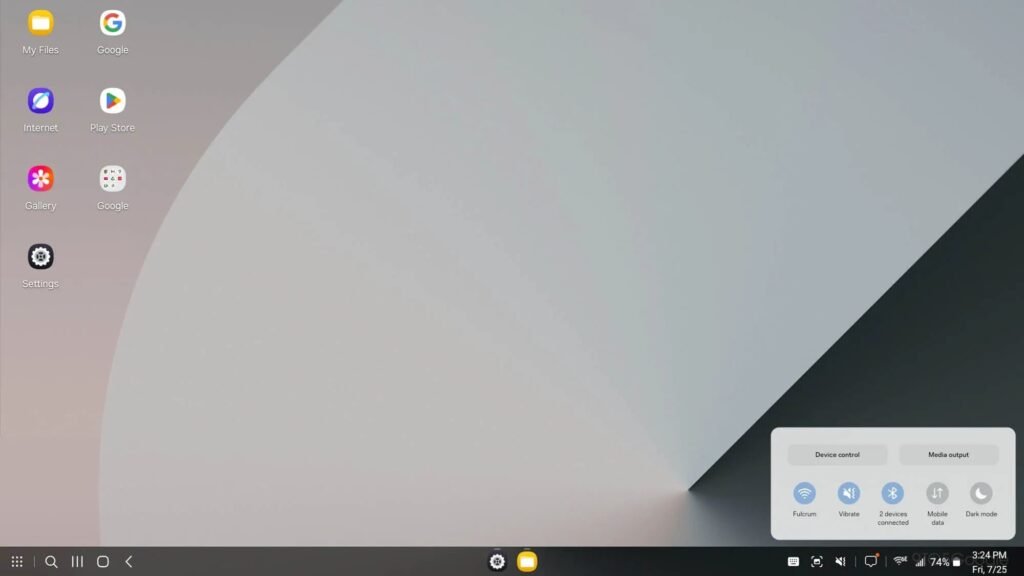 Samsung DeX se renueva Menú de Notificaciones One UI 7