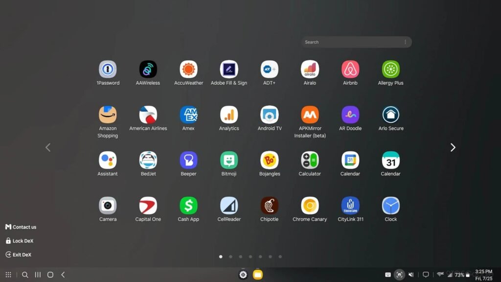 Samsung DeX se renueva Menú de Inicio One UI 7