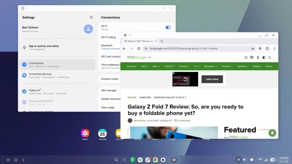 Samsung DeX se renueva Ventanas Flotanmtes de One UI 8